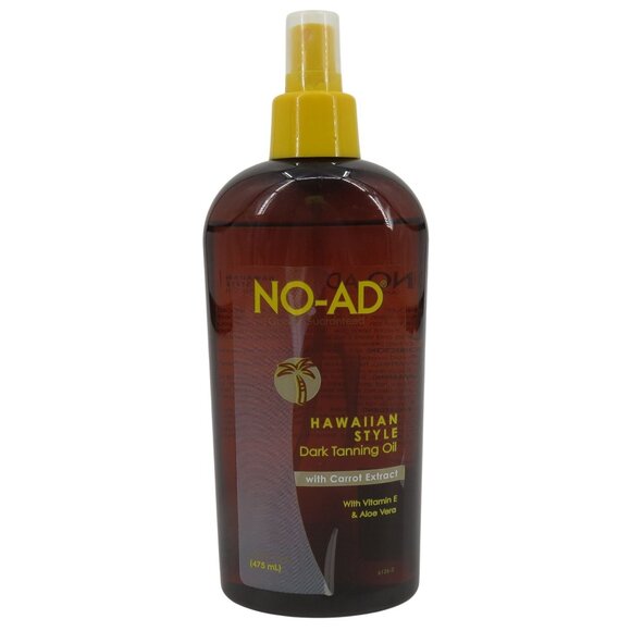 No Ad Hawaiian Style Dark Tanning Oil Spray Carrot Extract 475mL 077939203161 - Picture 1 of 10